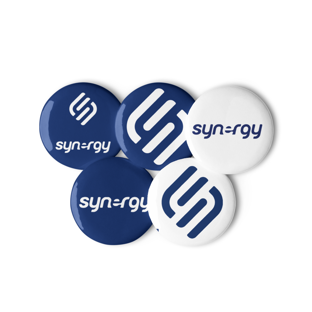 Set of pin buttons