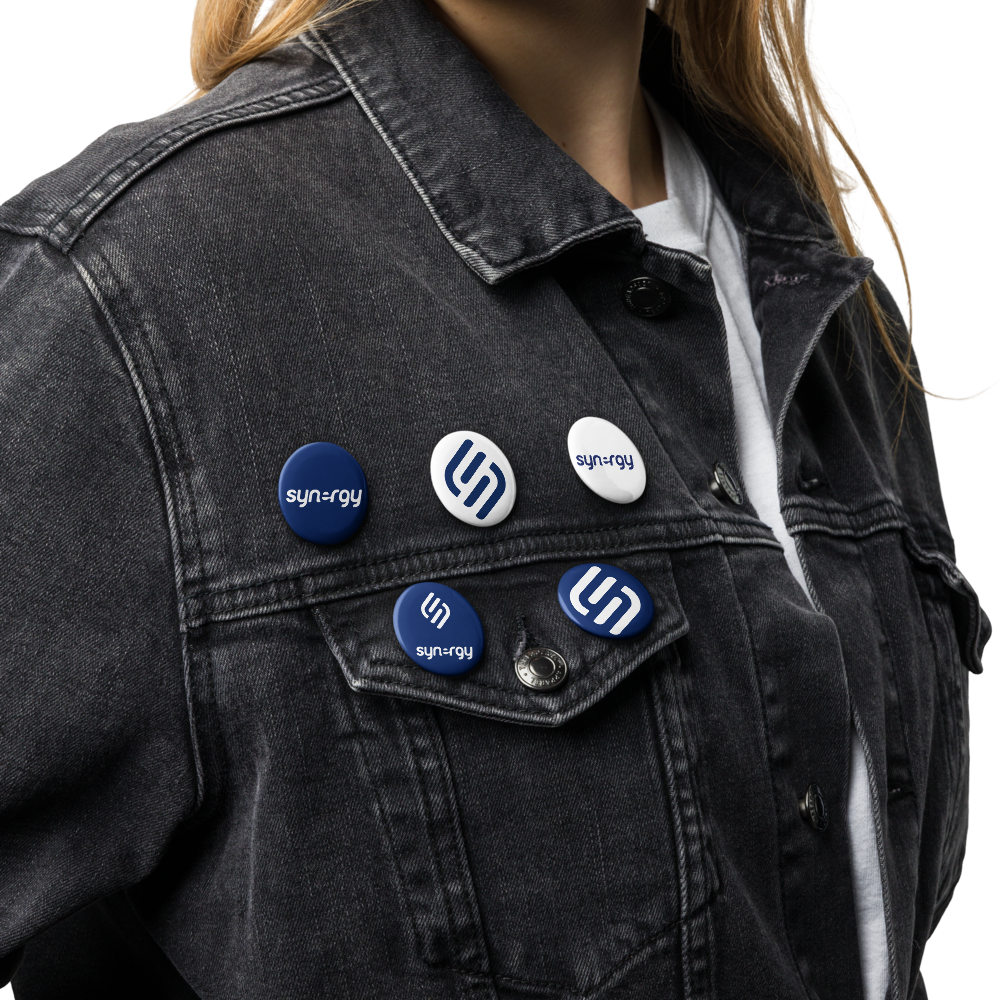 Set of pin buttons