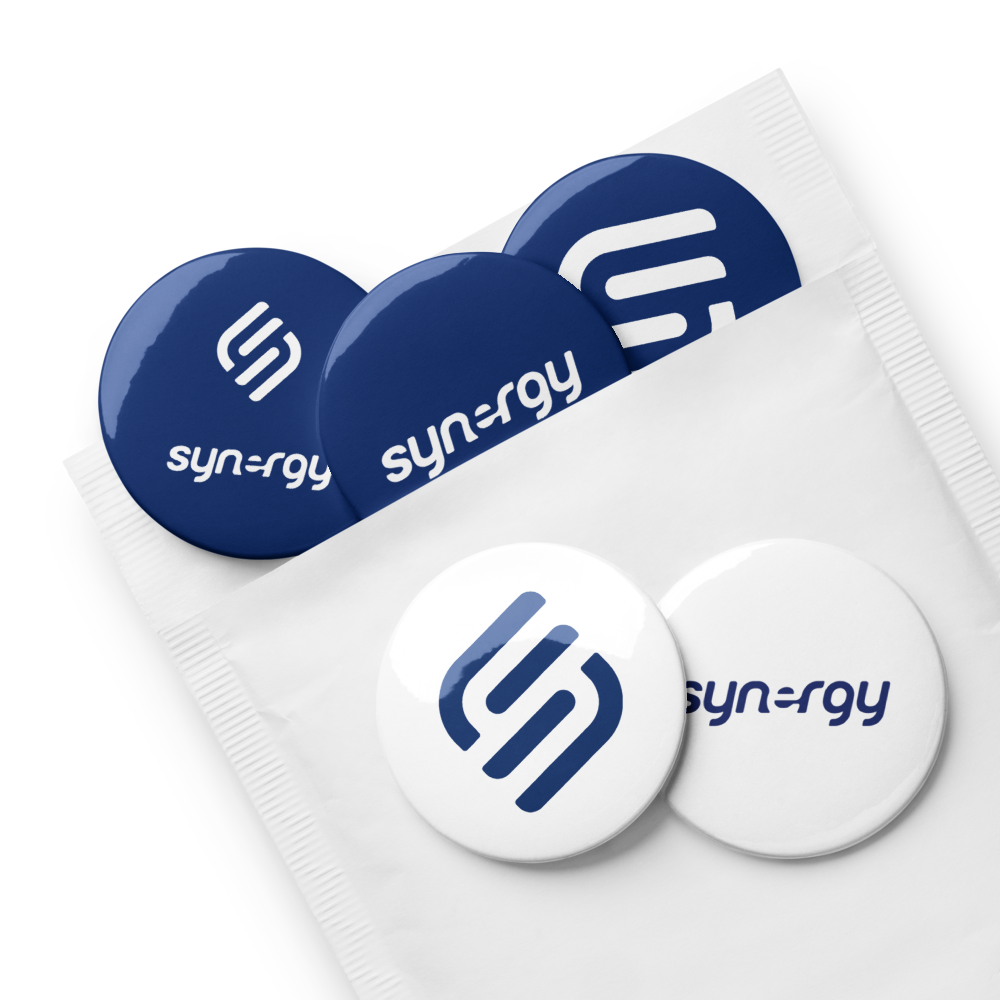 Set of pin buttons