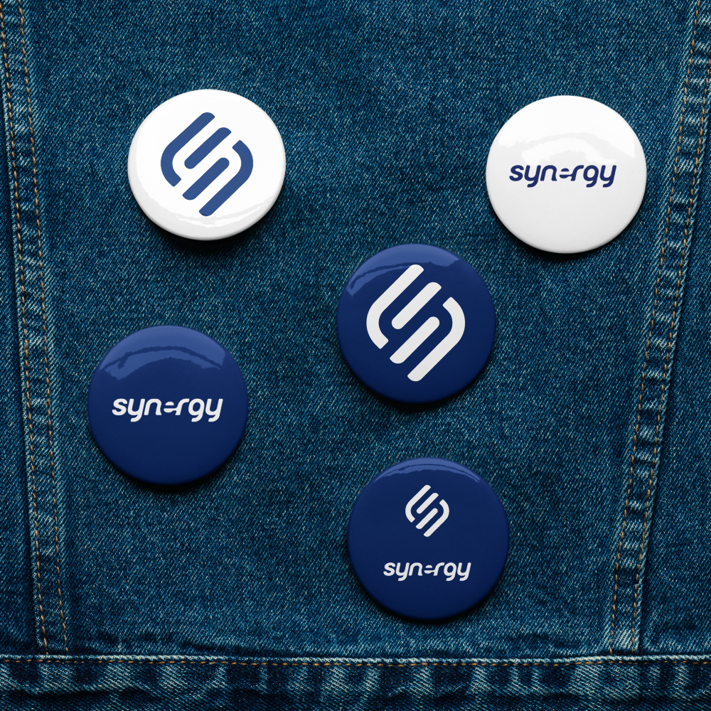 Set of pin buttons